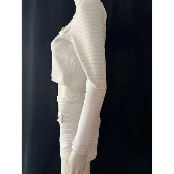 DAIMARAN Santorini Suit Matching Set 2 Pieces White Light Jacket + Shorts M - Picture 8 of 8